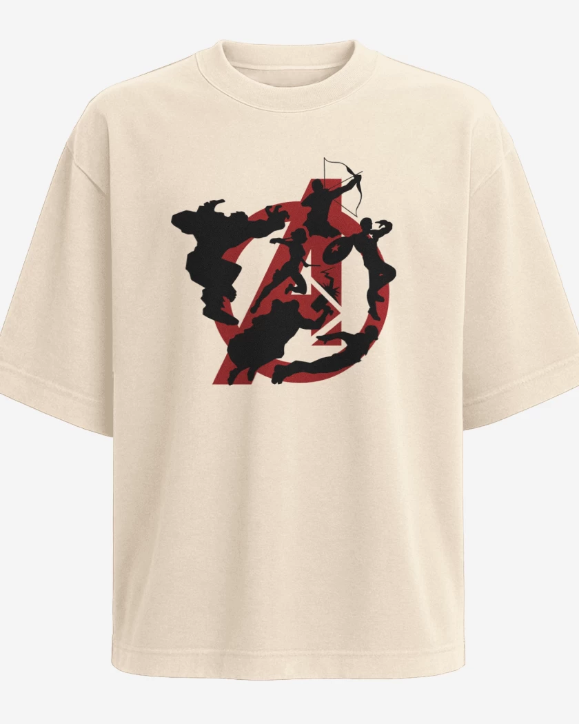 Polera Oversize Full Avengers