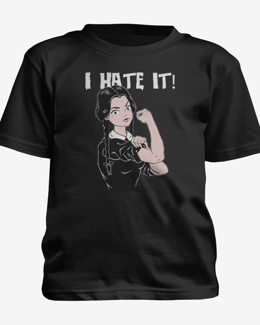 Polera de niño Negro de I hate it