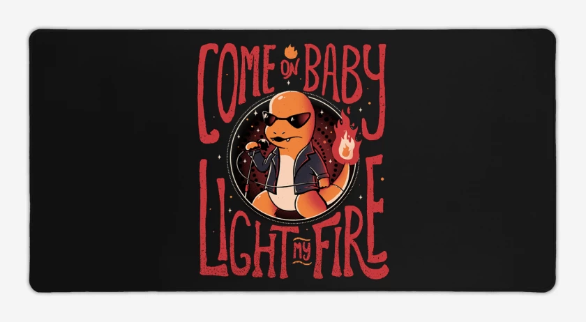 Mouse pad Gamer Negro de Jim Charmaderrison