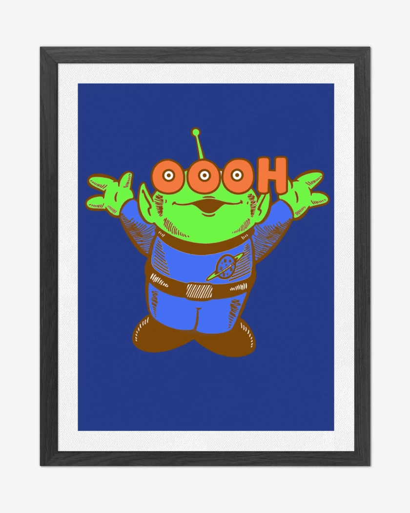 Cuadro decorativo Azul Rey de Ooooh