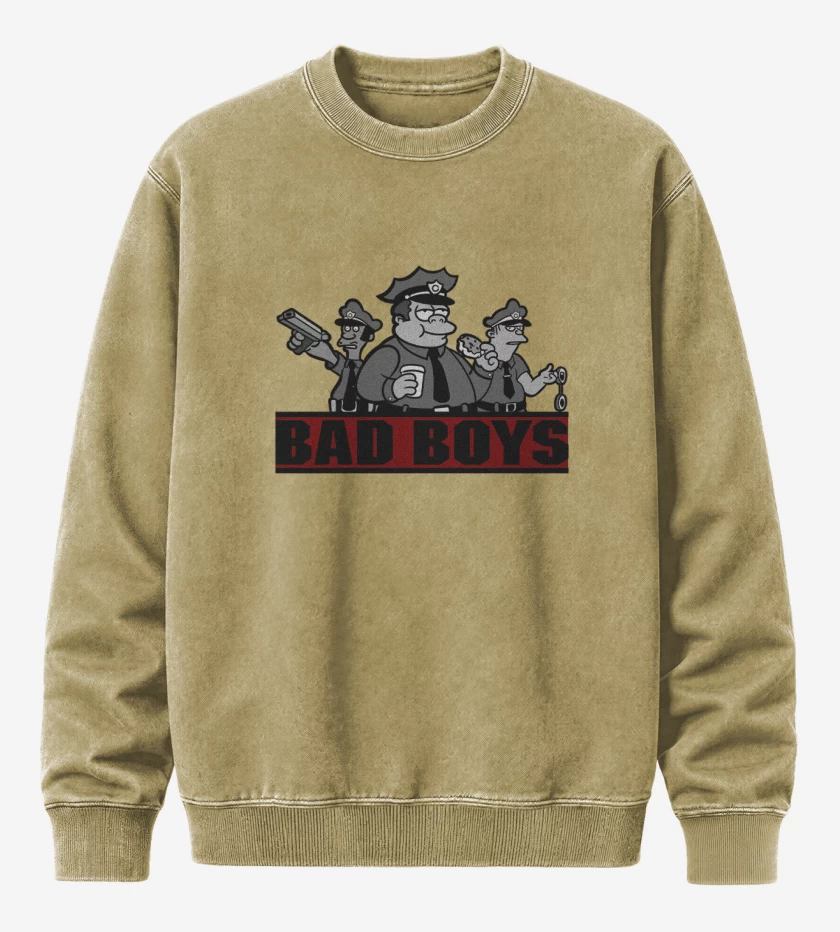 Poleron Polo Acid Wash Beige de Carabineros de Springfield