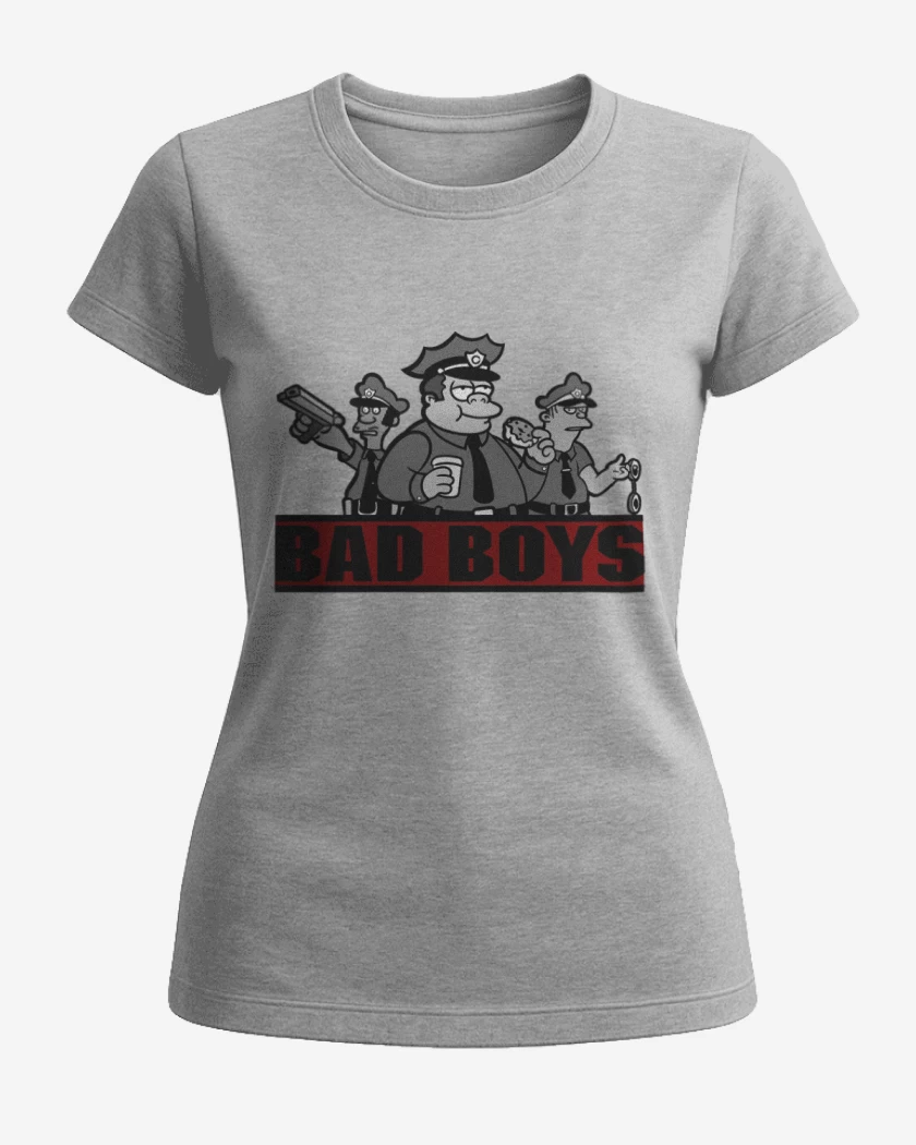 Polera de Mujer Gris Melange de Carabineros de Springfield