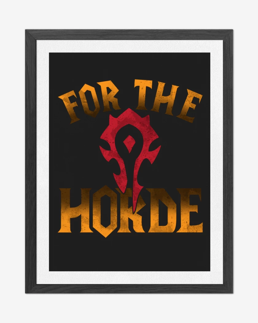 Cuadro decorativo Por la horda
