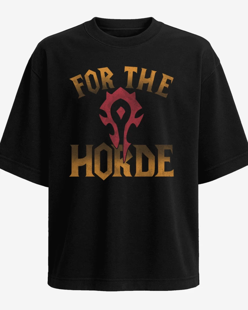 Polera Oversize Negro de Por la horda