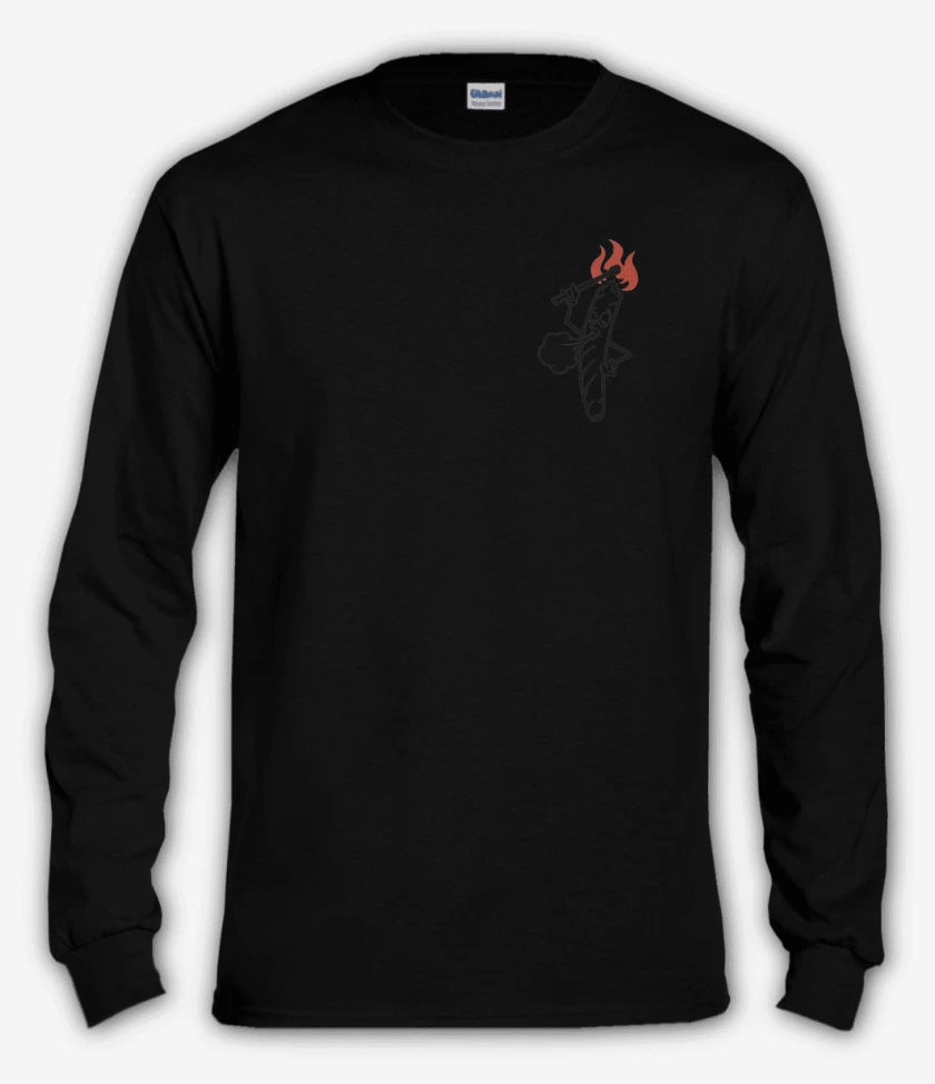 Polera manga larga Negro de ME PRENDO 