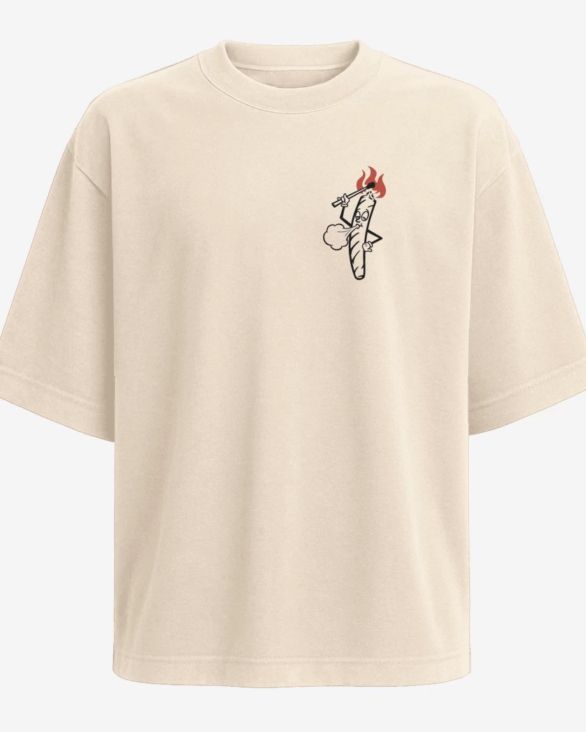 Polera Oversize Beige de ME PRENDO 