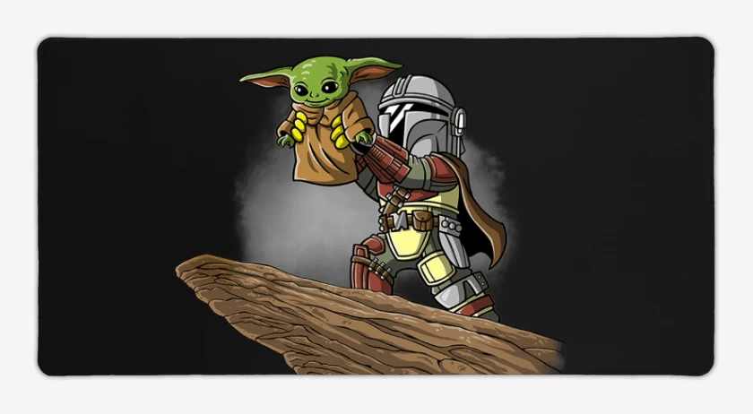 Mouse pad Gamer Negro de The yoda king