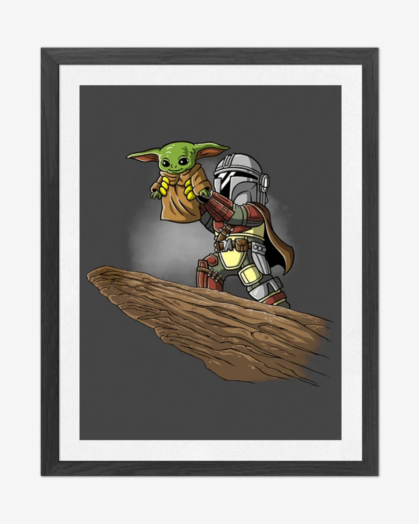Cuadro decorativo The yoda king