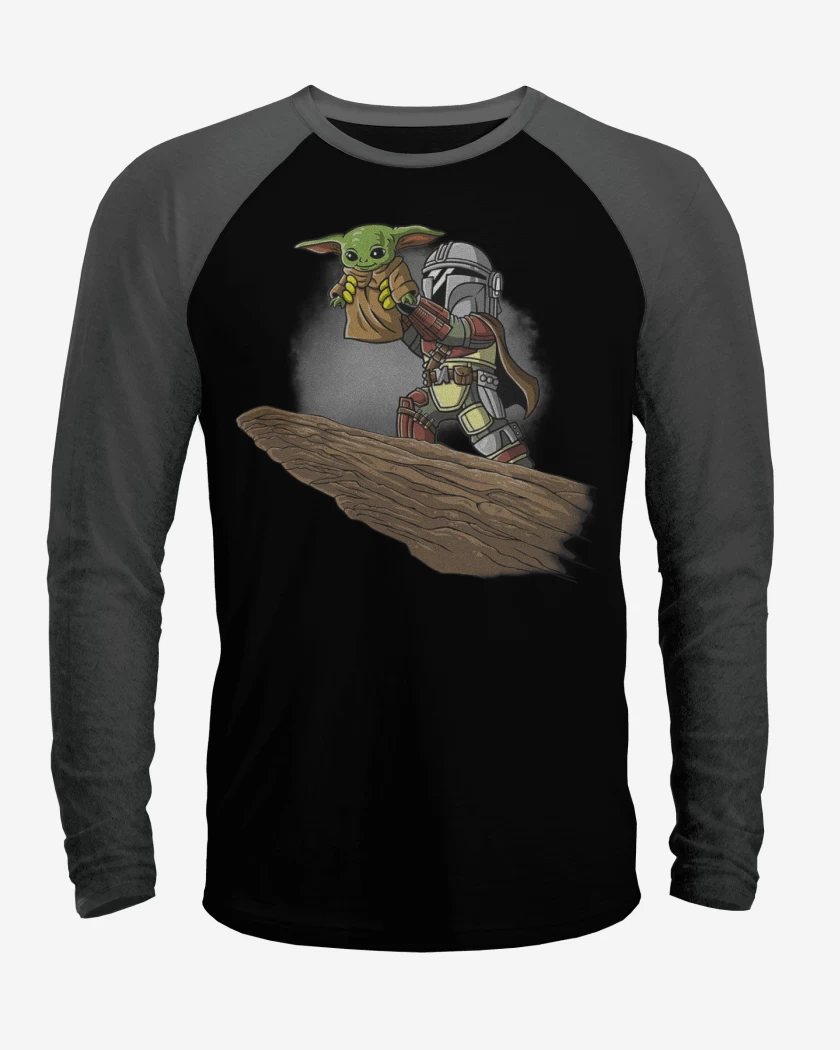 Polera Raglan The yoda king