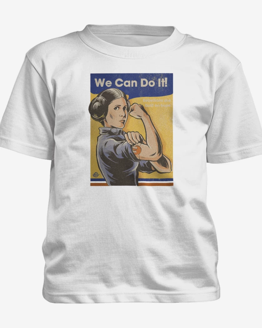 Polera de niño Leia we can do it