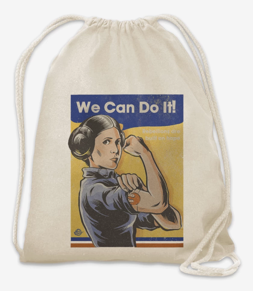 Mochila Blanco de Leia we can do it