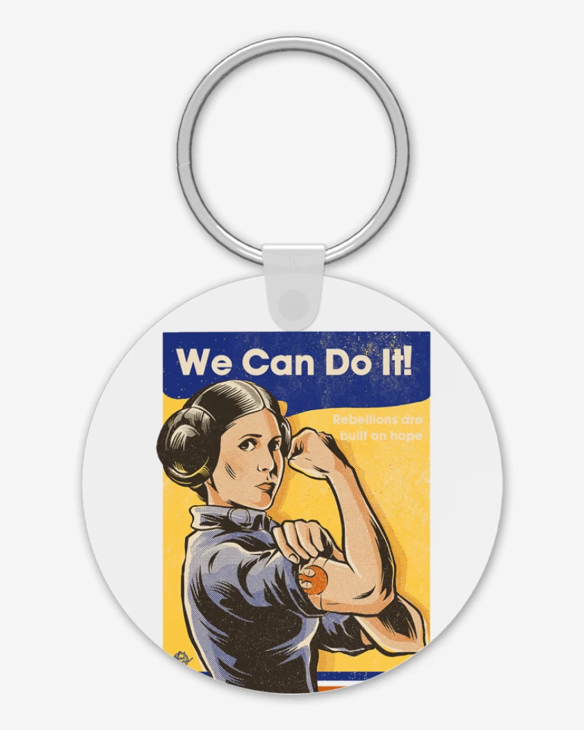 Llavero Leia we can do it