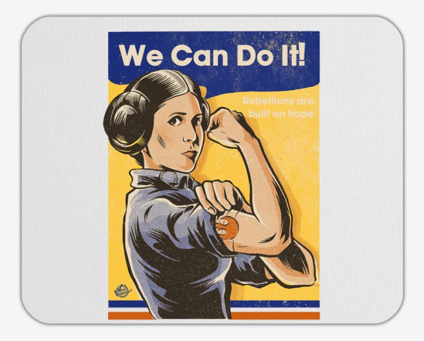 Mousepad Leia we can do it