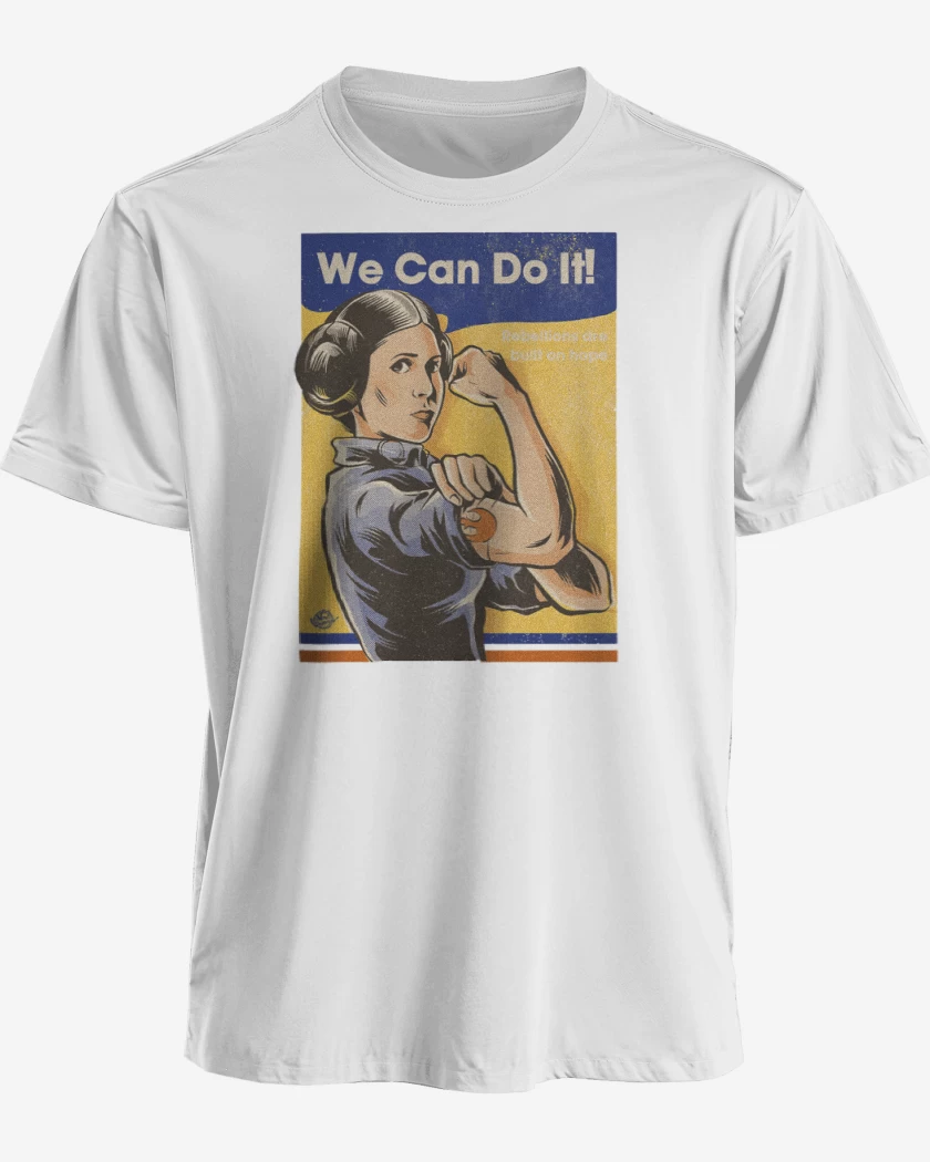 Polera premium Leia we can do it