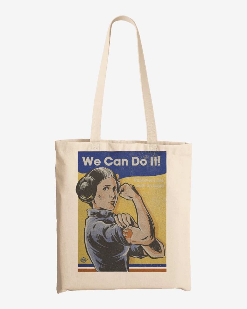 Totebag Leia we can do it