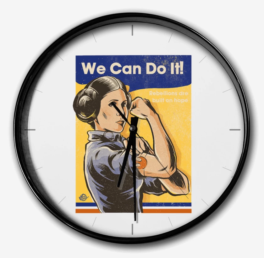 Reloj Blanco de Leia we can do it