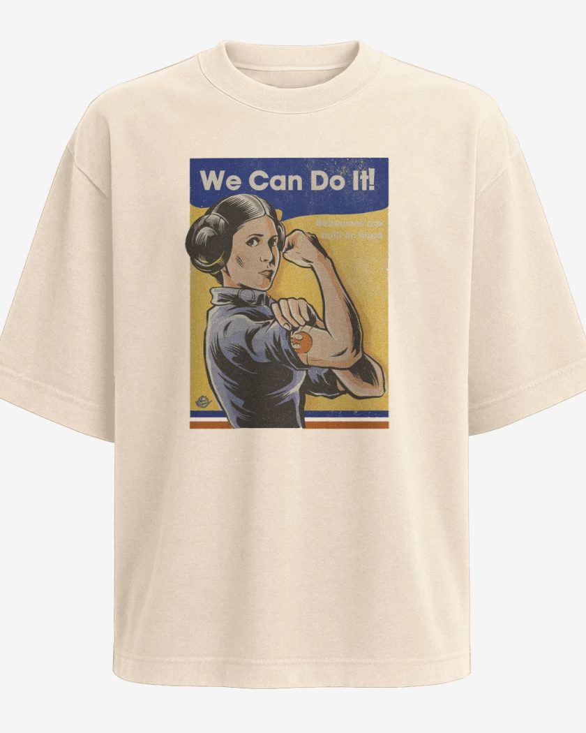 Polera Oversize Leia we can do it