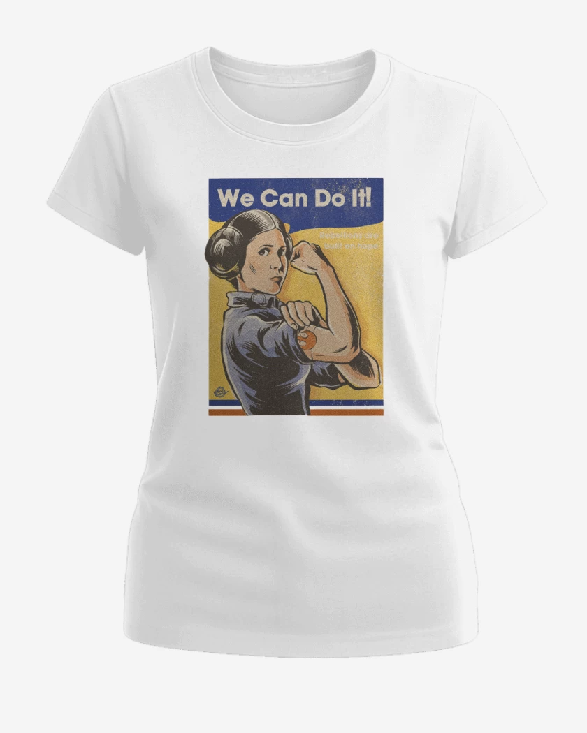 Polera de Mujer Blanco de Leia we can do it
