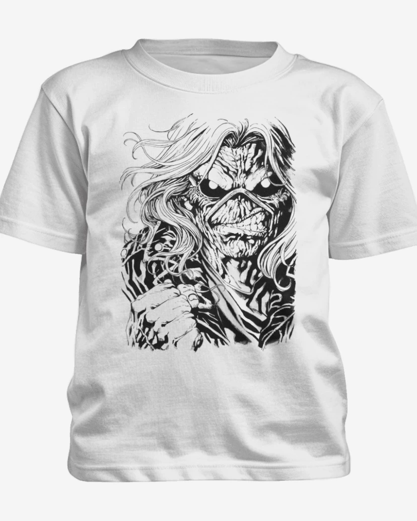 Polera de niño Blanco de Eddie chasca