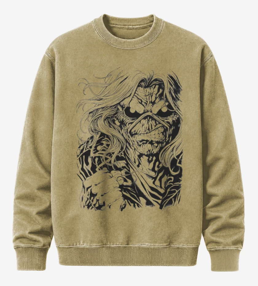 Poleron Polo Acid Wash Beige de Eddie chasca
