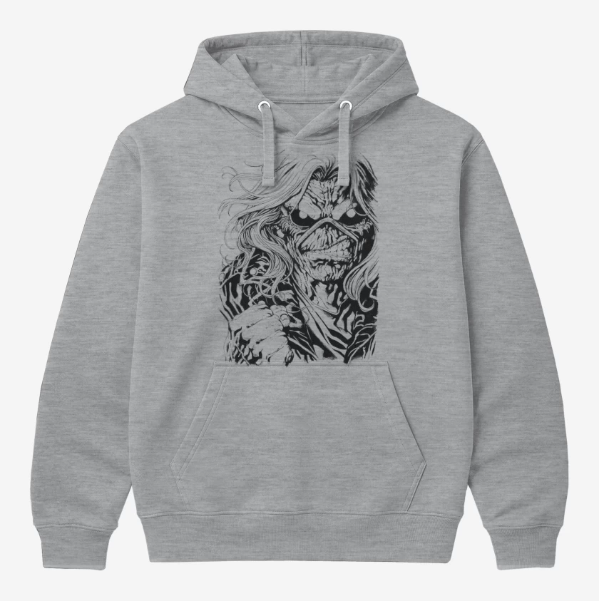 Polerón Canguro Gris Melange de Eddie chasca