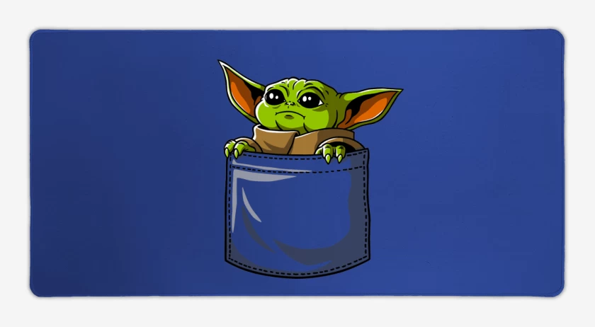 Mouse pad Gamer Mini yoda bolsillo