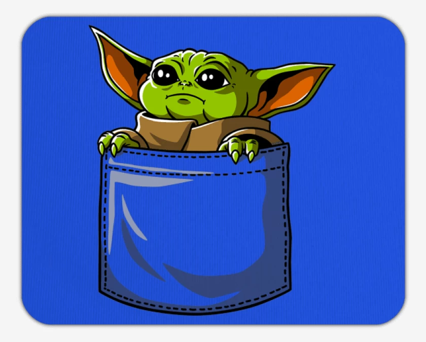 Mousepad Mini yoda bolsillo