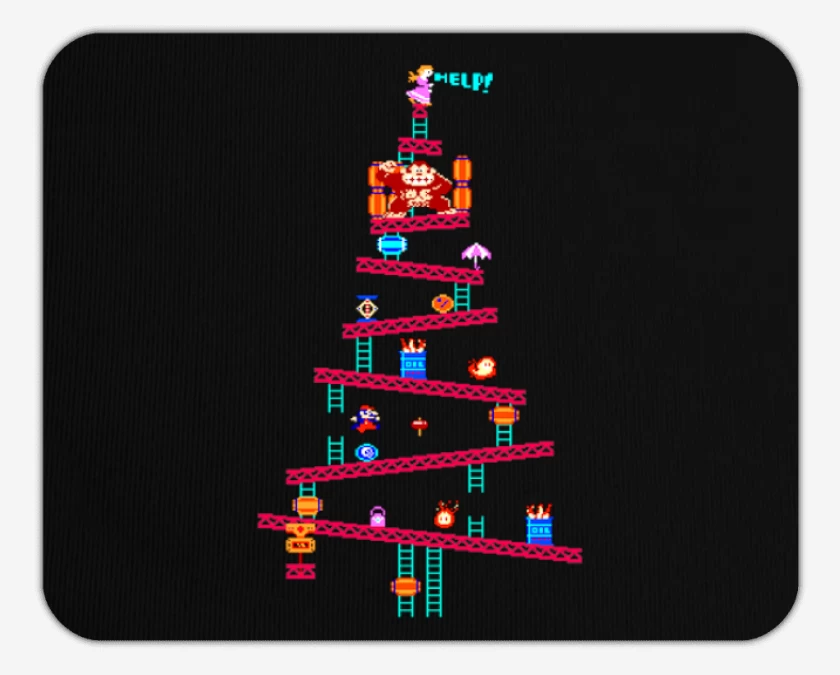 Mousepad Super bigote navideno