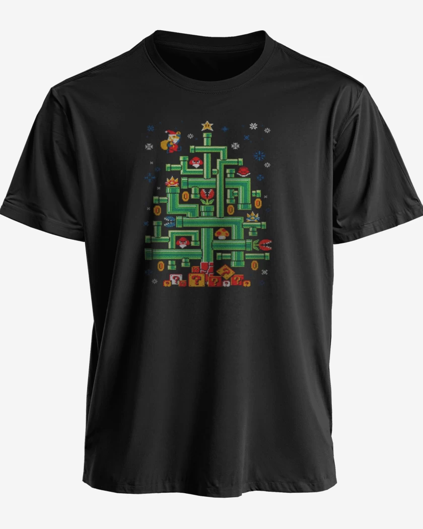 Polera Super bigote navideno 2