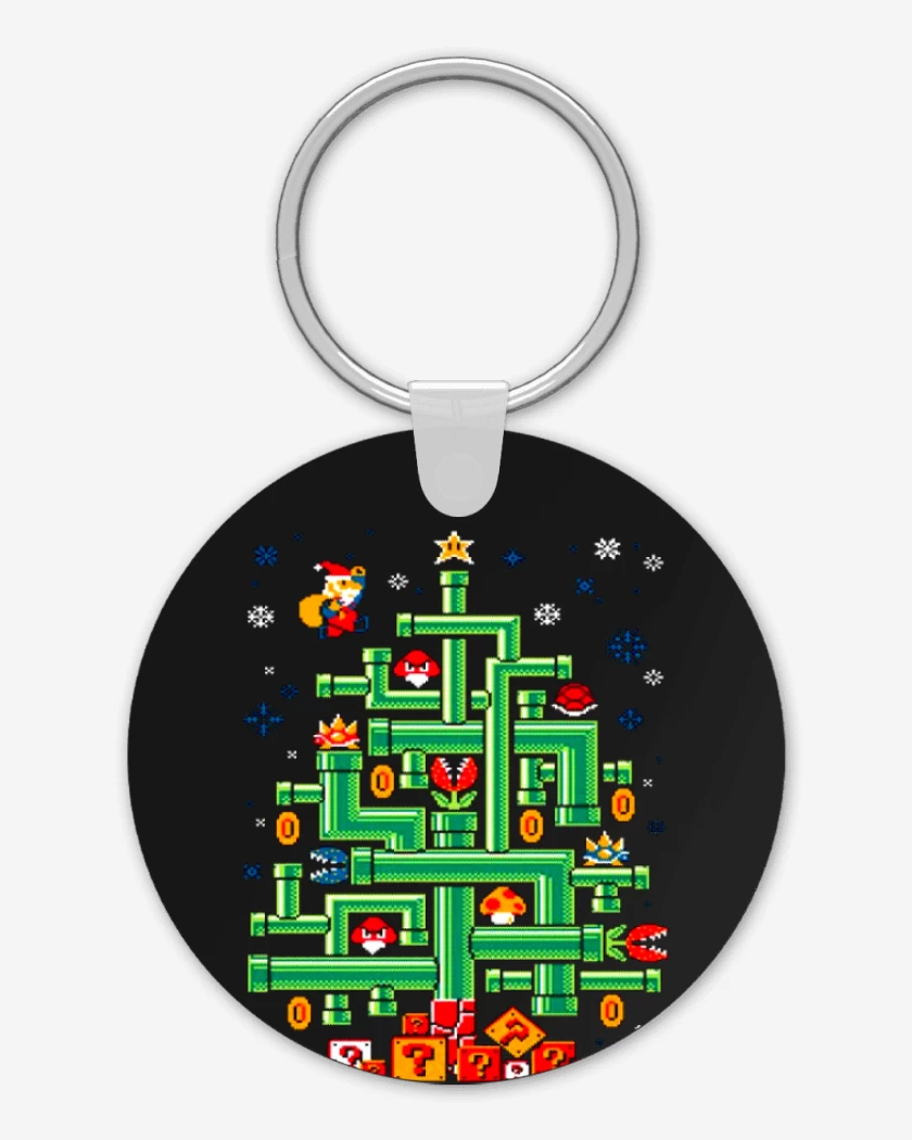 Llavero Super bigote navideno 2