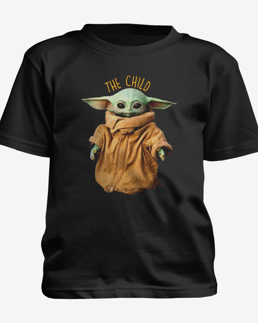 Polera de niño Negro de the child baby yoda