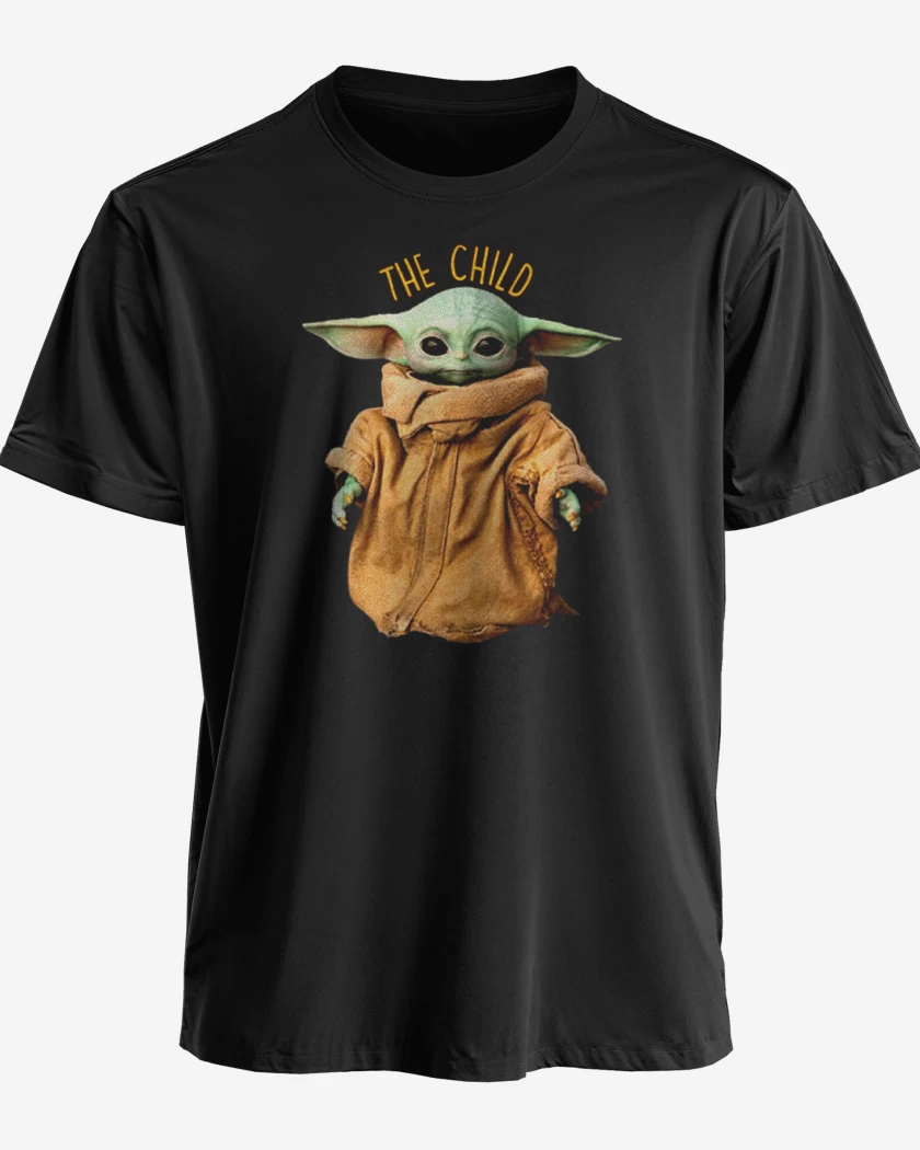Polera premium Negro de the child baby yoda