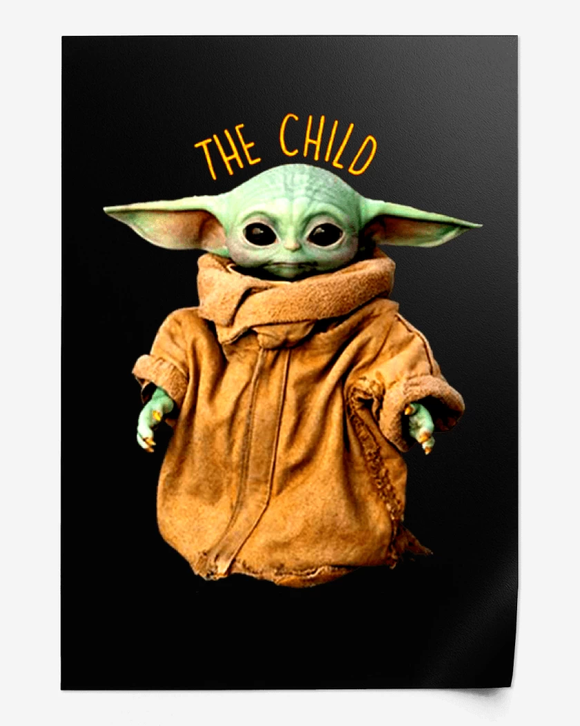 Print the child baby yoda