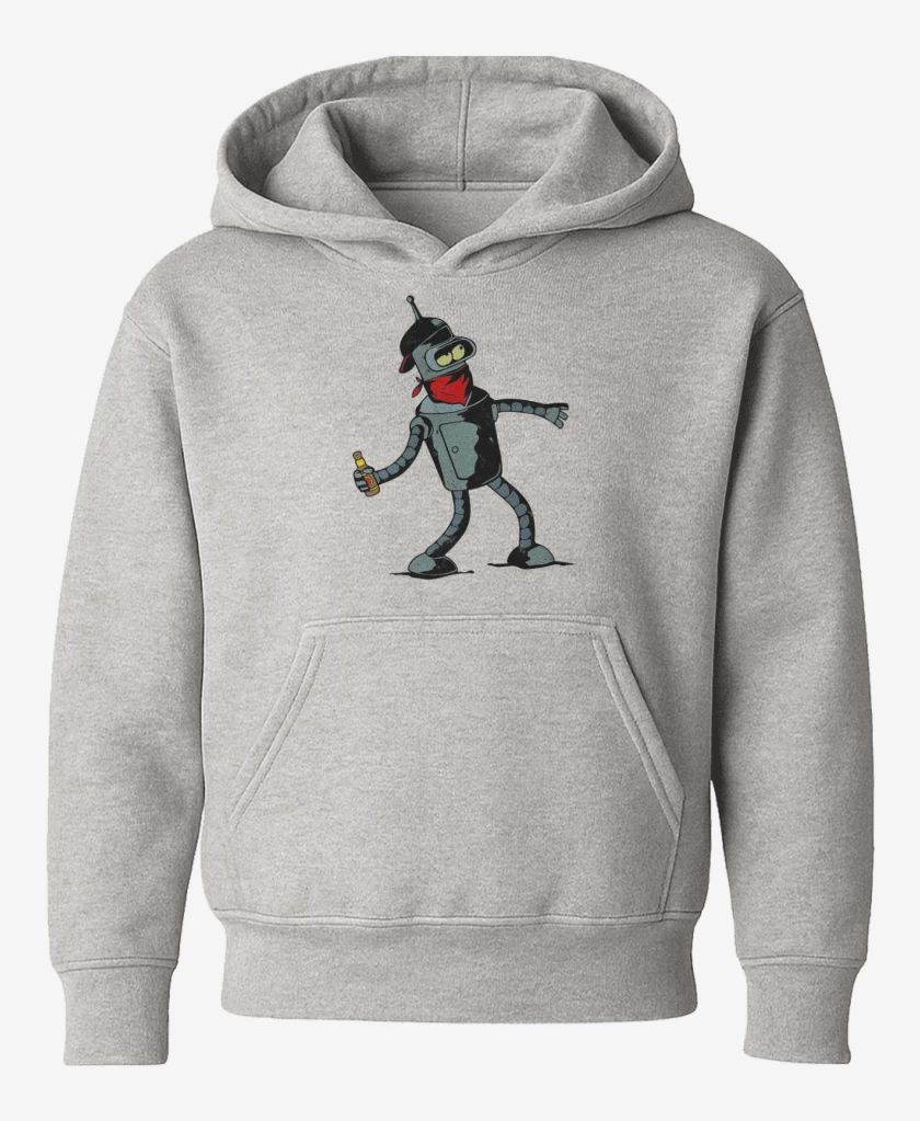 Poleron de niño Gris Melange de Bender primera linea