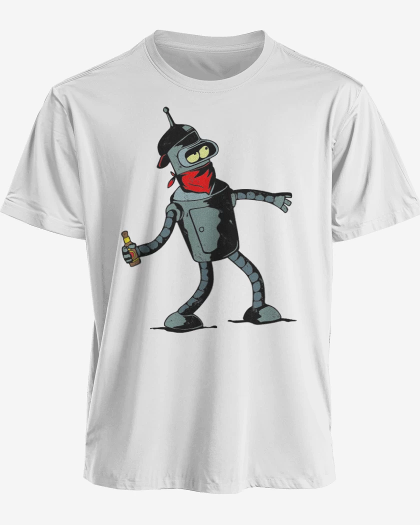 Polera premium Blanco de Bender primera linea