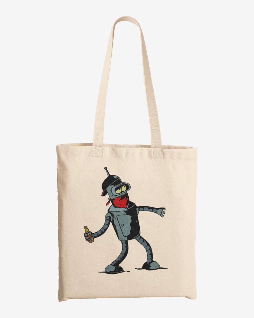 Totebag Blanco de Bender primera linea