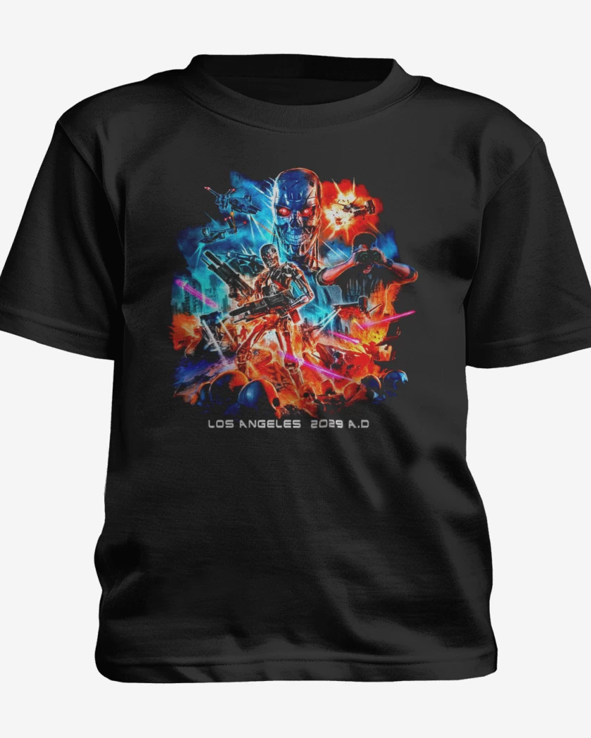Polera de niño Negro de T2 Angeles