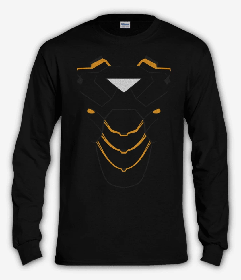 Polera manga larga Negro de Mark VI