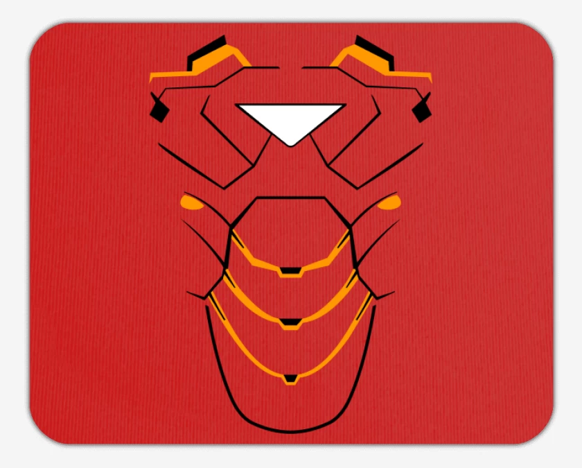 Mousepad Rojo de Mark VI