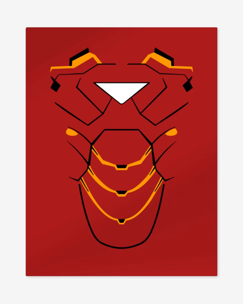 Print metalico Rojo de Mark VI