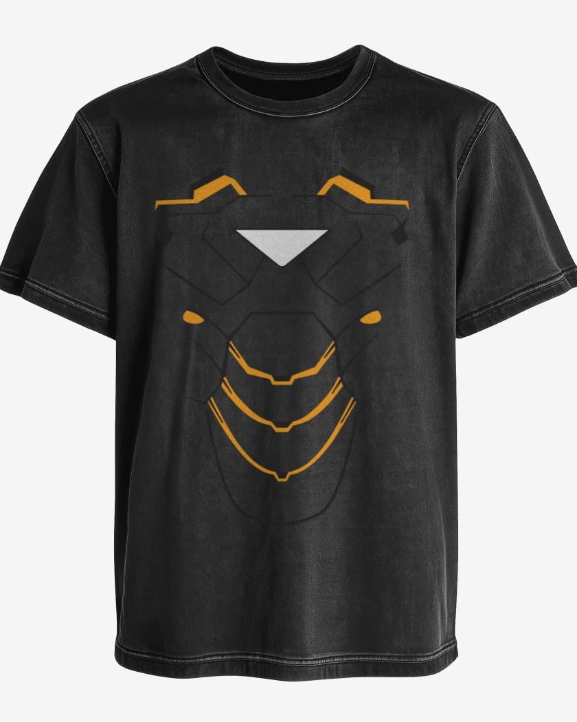 Polera desgastada Negro de Mark VI