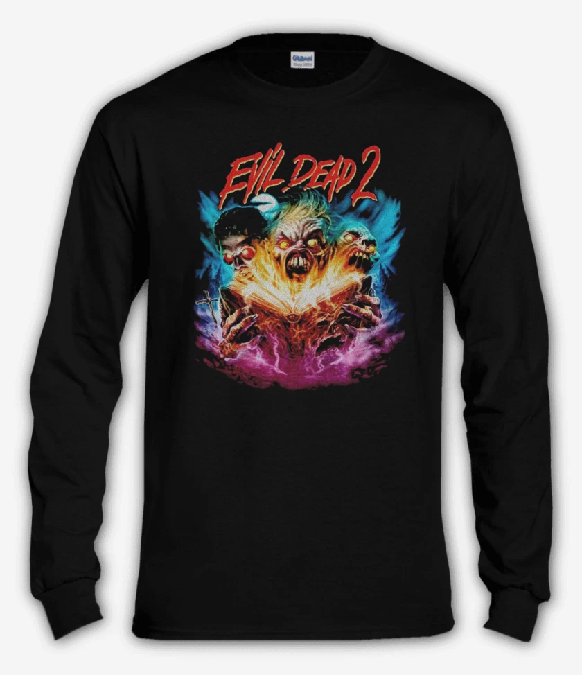 Polera manga larga Negro de Evil Dead 2