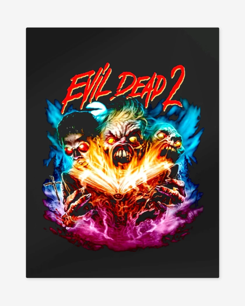 Print metalico Negro de Evil Dead 2