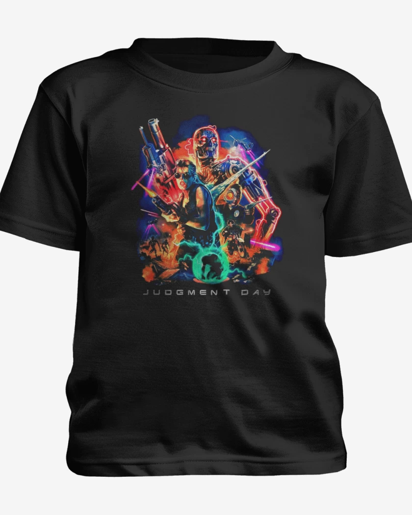 Polera de niño Negro de Judgment Day