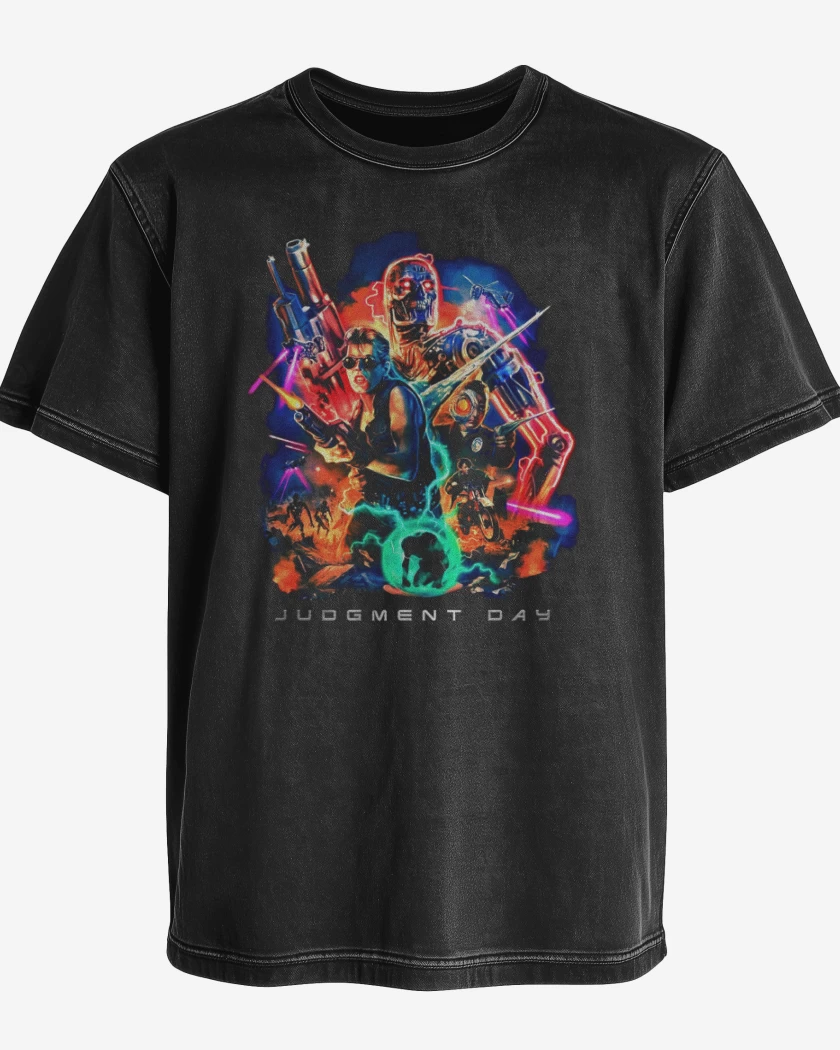 Polera desgastada Negro de Judgment Day