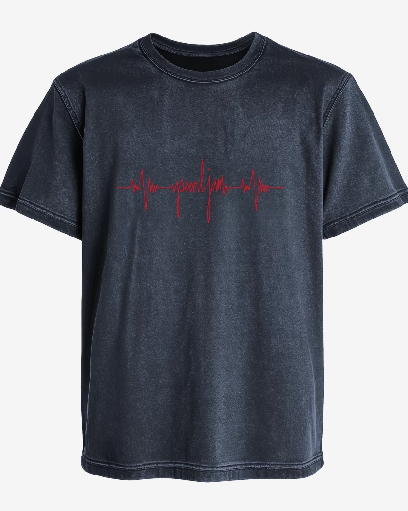 Polera desgastada Azul Marino de Cardio PJ