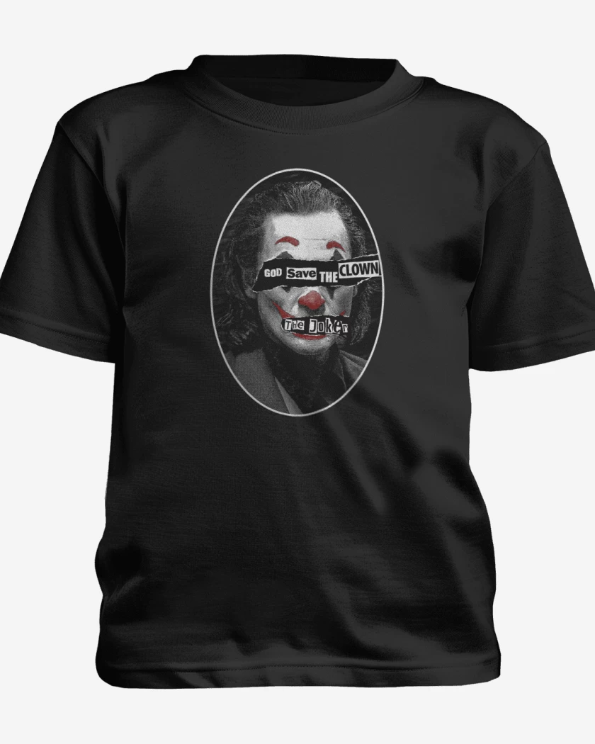 Polera de niño Negro de God save the clown