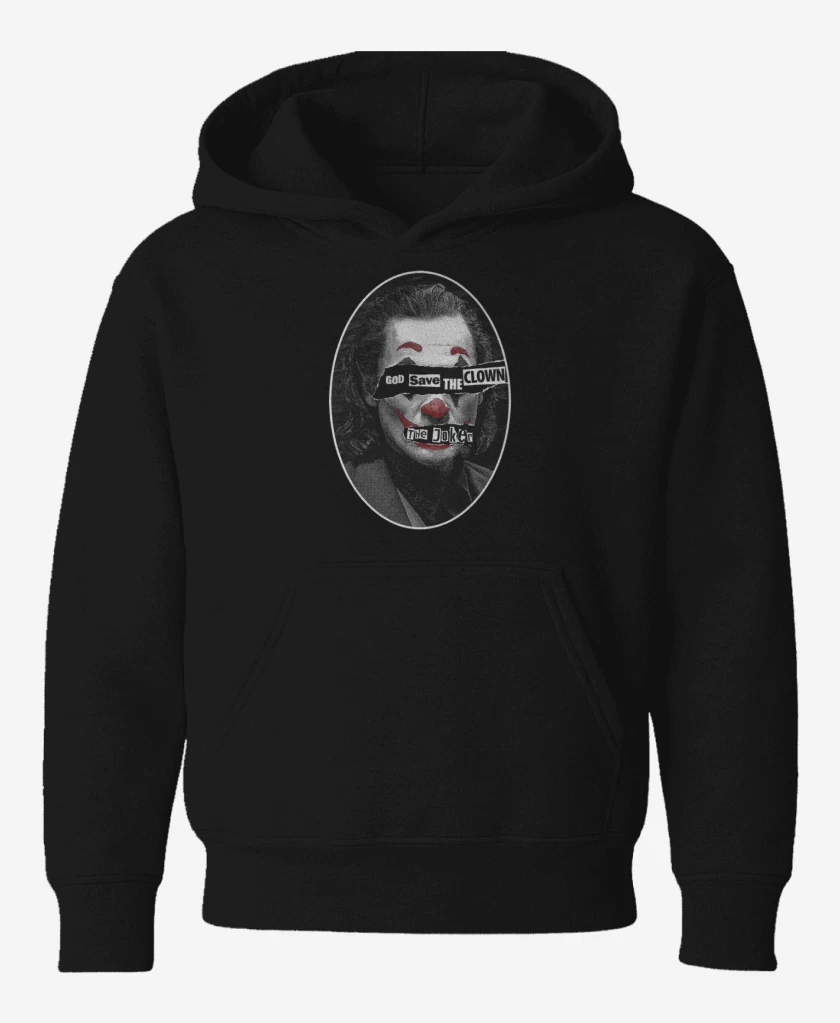 Poleron de niño Negro de God save the clown