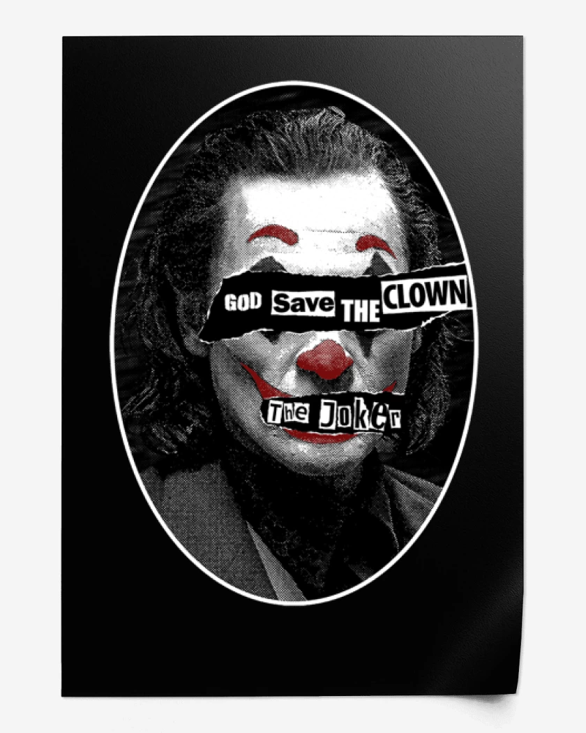 Print God save the clown