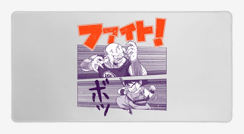 Mouse pad Gamer Goku vs Piccolo Daimaku